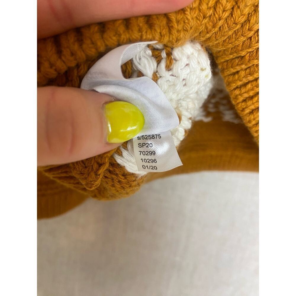 Lou & Grey Waverunner Brown / Cream Knit Sweater Size S NWT - Picture 6 of 8